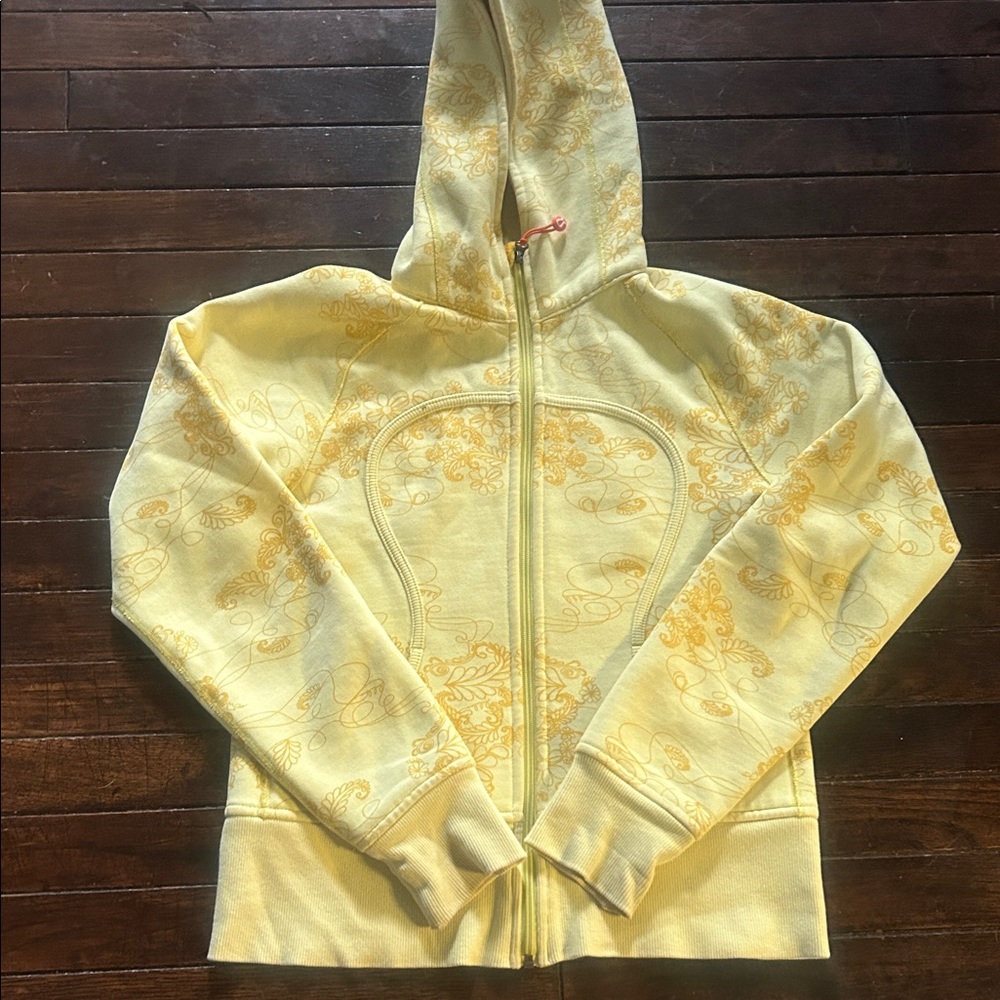 lululemon athletica Yellow Hoodie Sweater